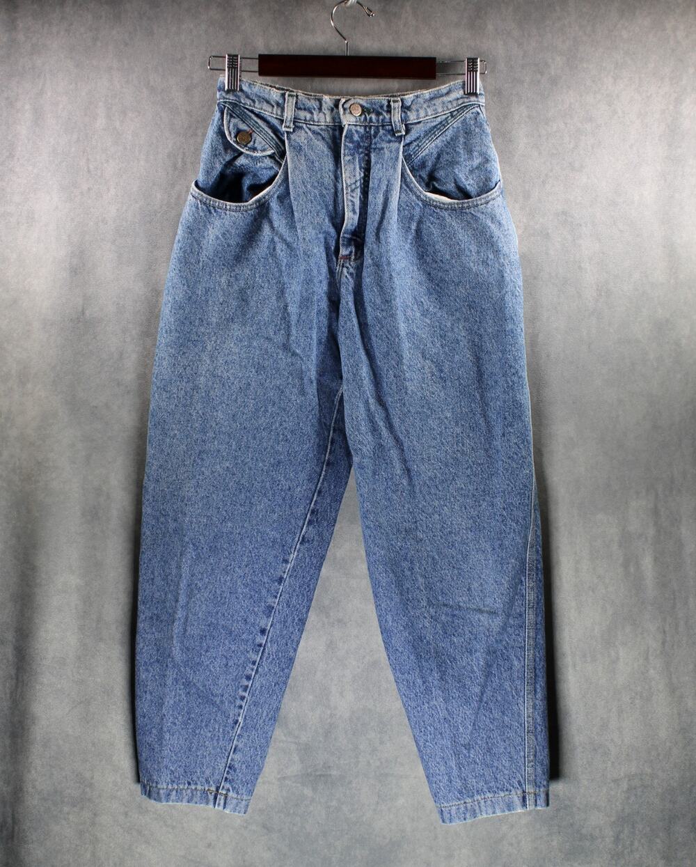 Vintage Lee Riders Jeans Womens 10 Petite High Rise Relaxed USA Made Denim Wash